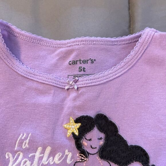 5t is rather be a mermaid pajamas - Picture 4 of 4